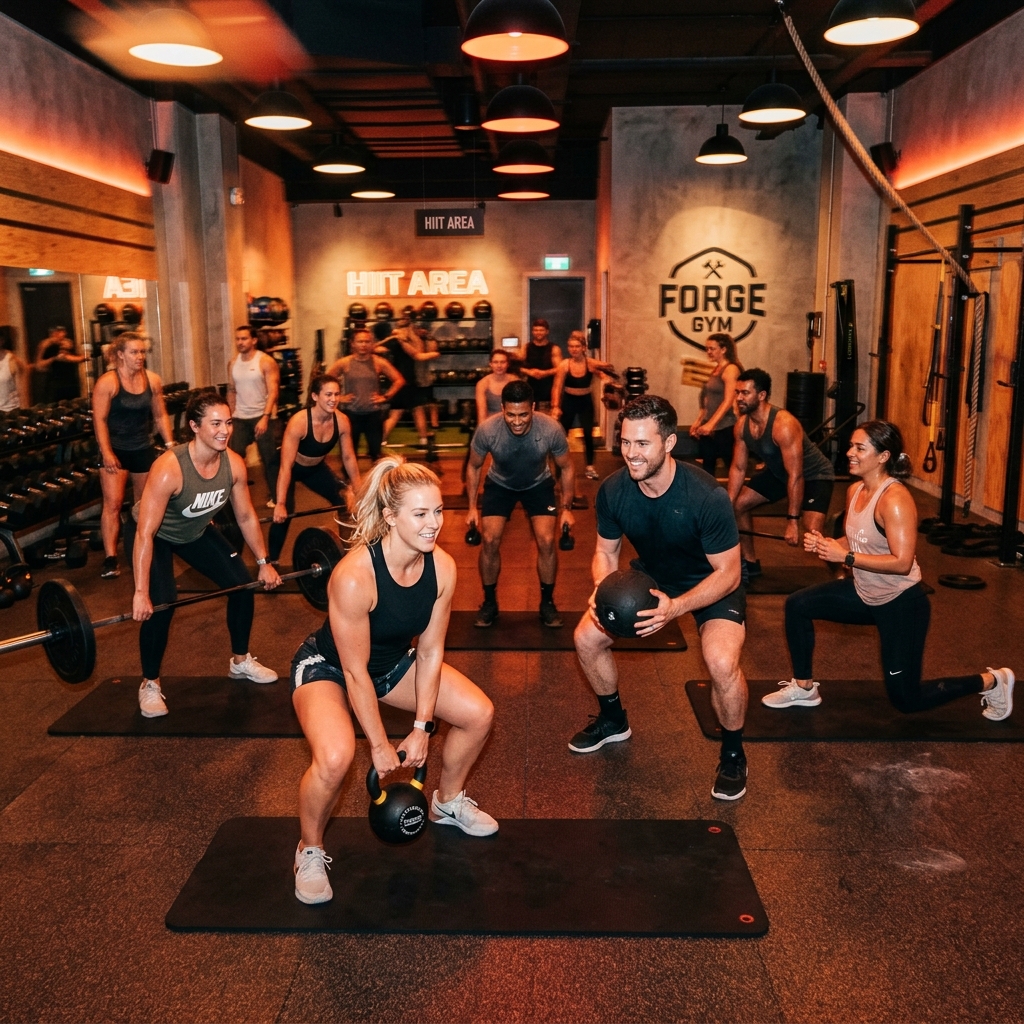 Group fitness class