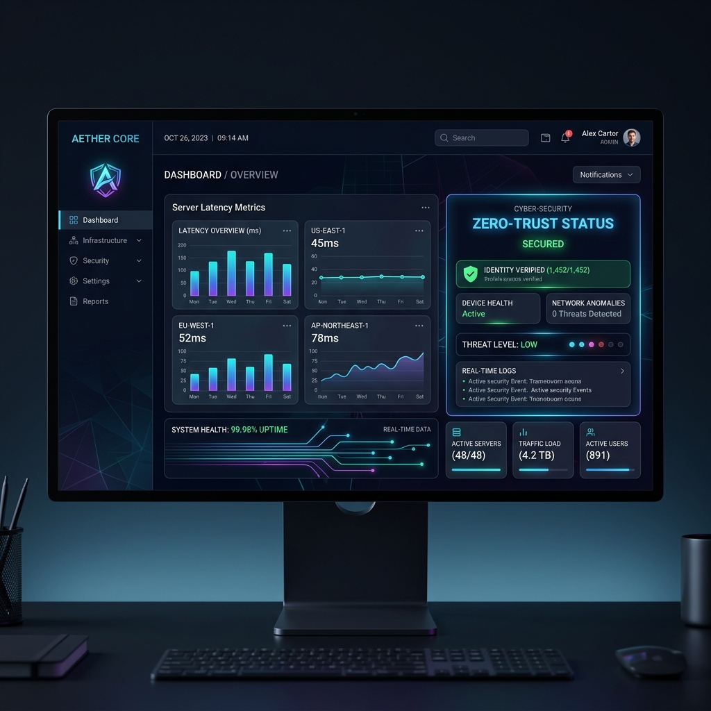 Technology & SaaS website demo preview